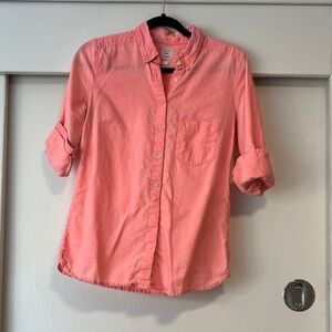 GAP Women's shrunken boyfriend Oxford